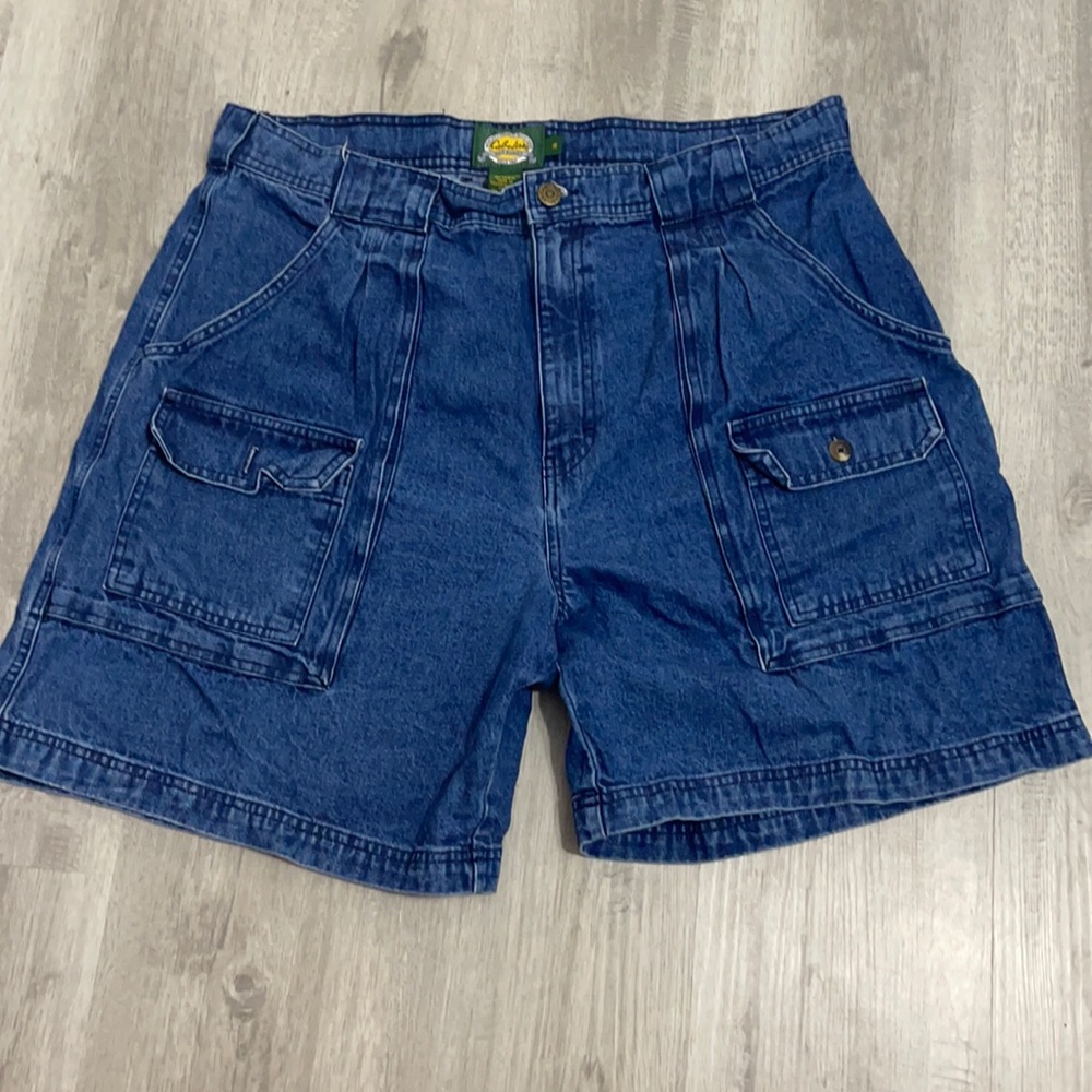 Women’s Outdoor Styled Cargo Jean Shorts